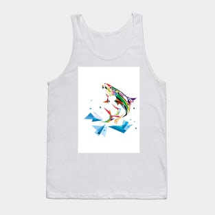 colorfull fish Tank Top